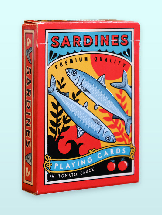 SARDINES playing cards