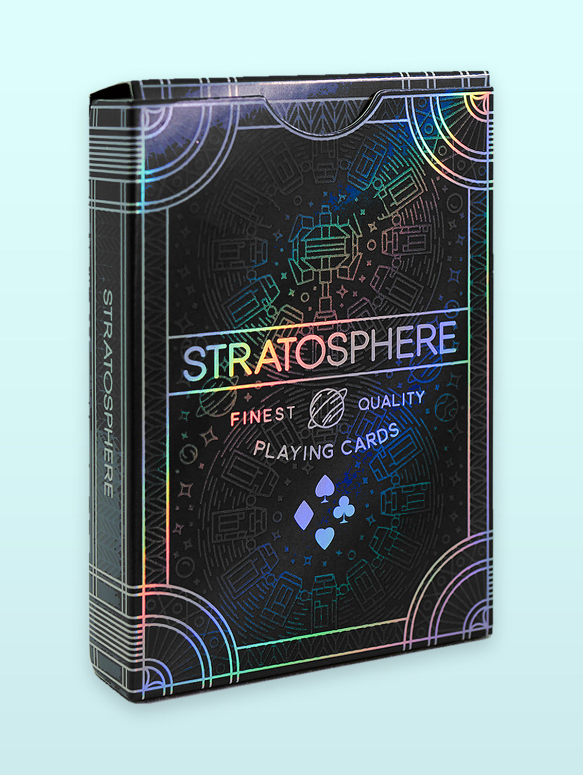 Starbase STRATOSPHERE with ULTRA BLACK playing cards
